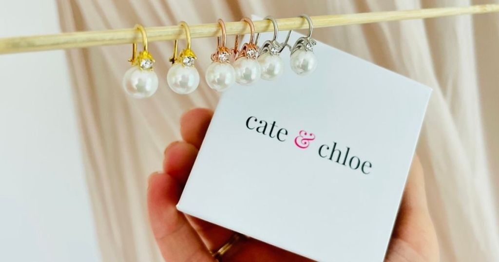 Cate & Chloe Pearl Earrings