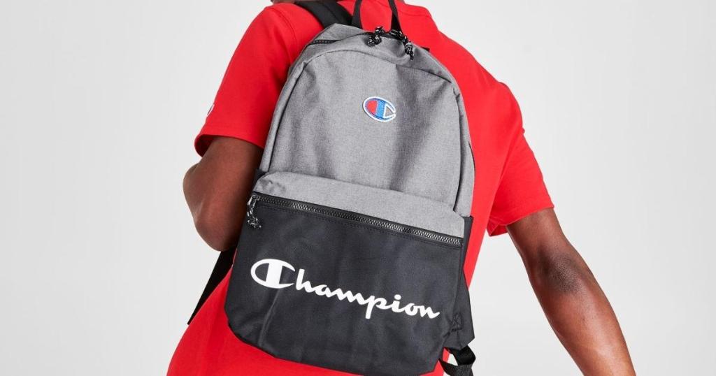 champion manuscript backpack in grey