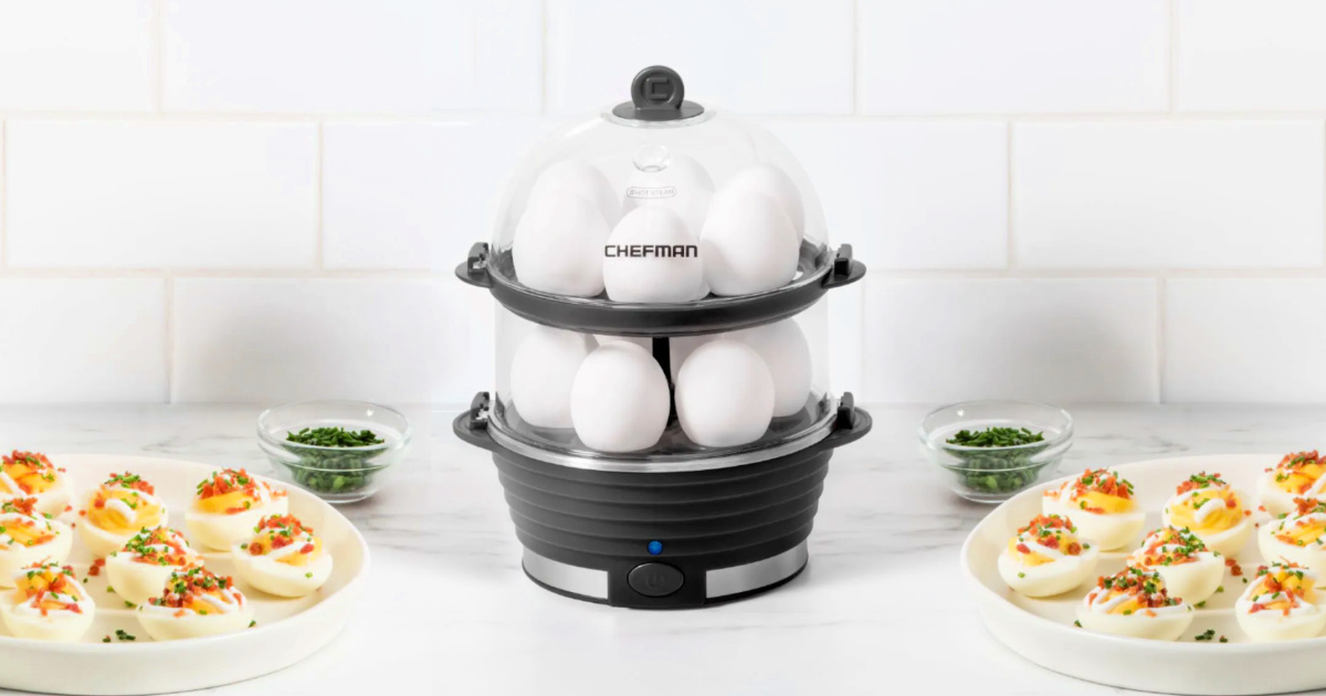 chefman double decker egg cooker