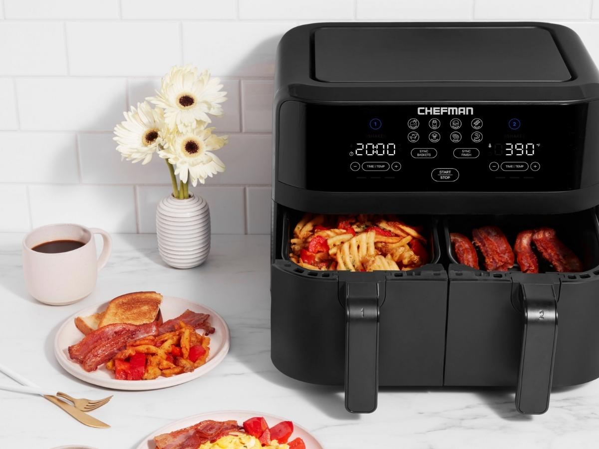 Chefman Dual Basket Air Fryer Just $69.99 Shipped On Amazon Or BestBuy ...