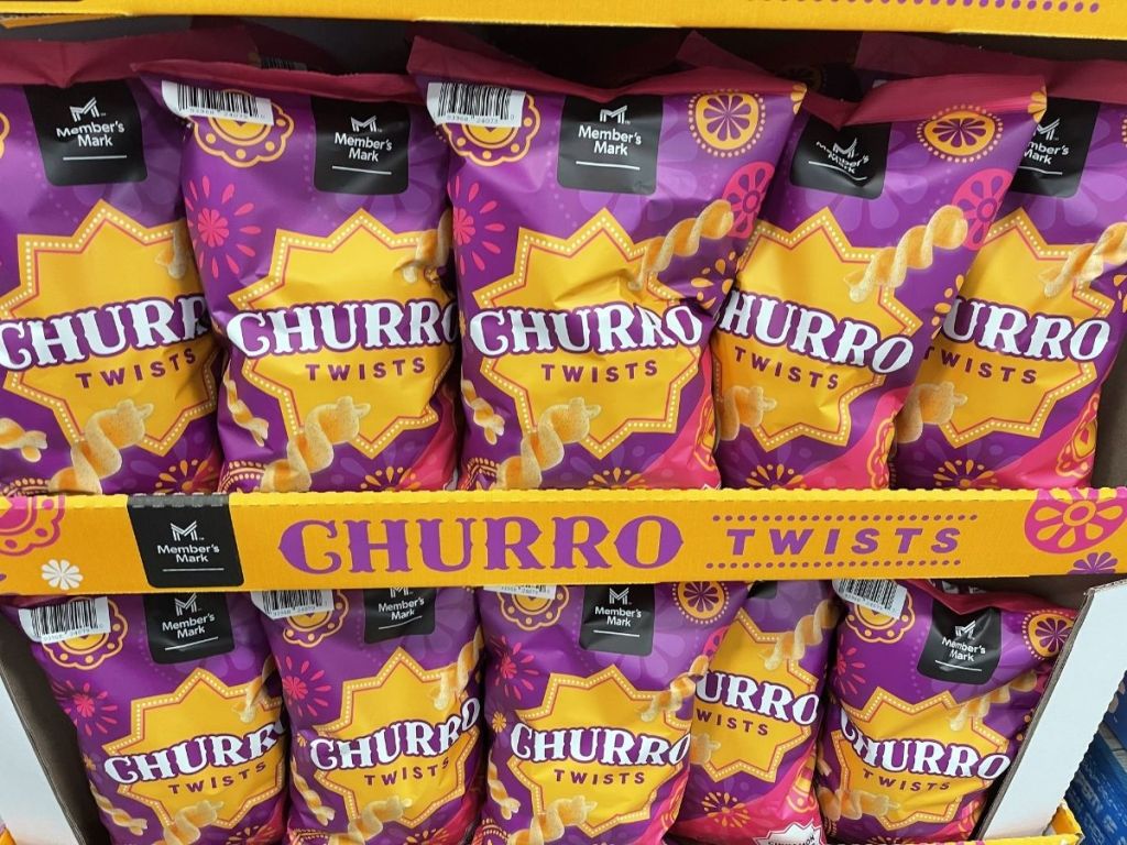 Churro Twists on display in store