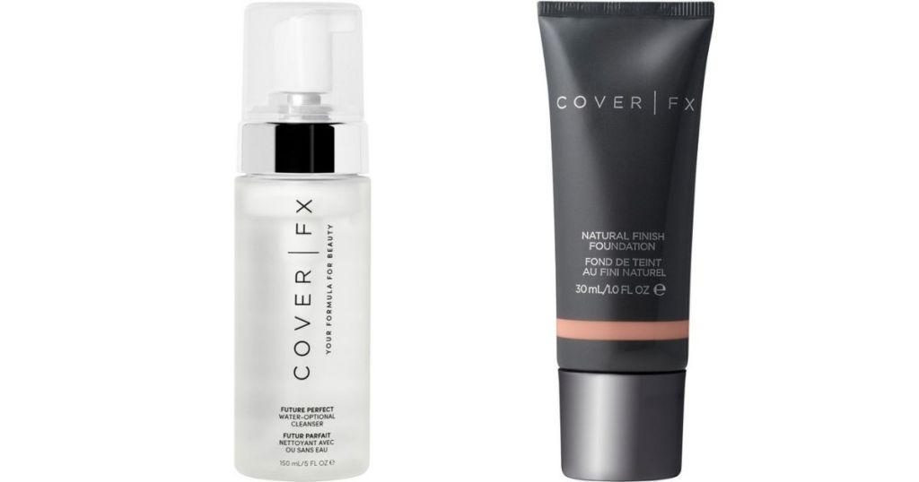 Cover FX Cleanser and Foundation