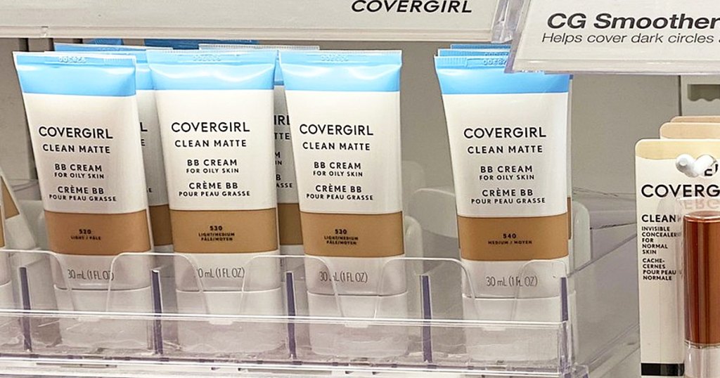 CoverGirl Clean Matte BB Creams on store shelf