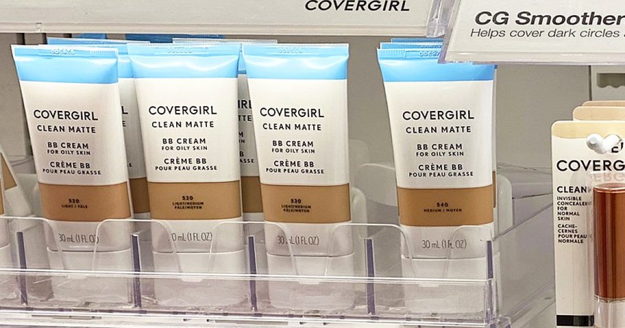 CoverGirl Clean Matte BB Creams on store shelf