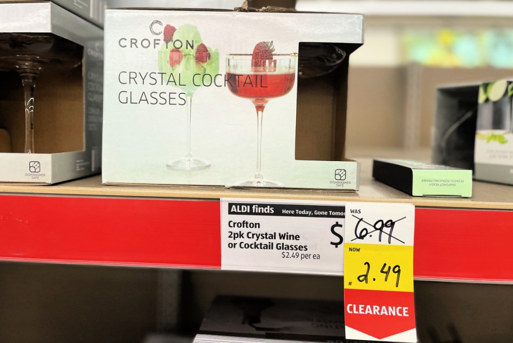 Crofton Crystal Wine or Cocktail Glasses 