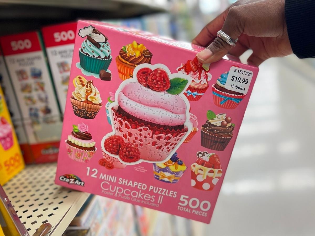 12 Mini Cupcake Puzzles - 500 Pieces Total