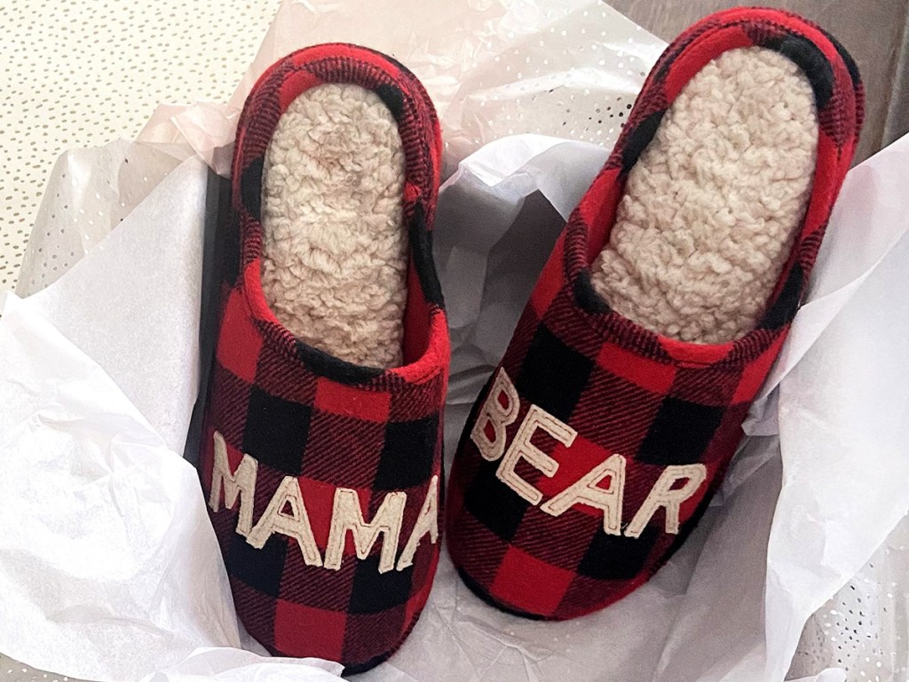 Dearfoams Women’s Mama Bear Slippers