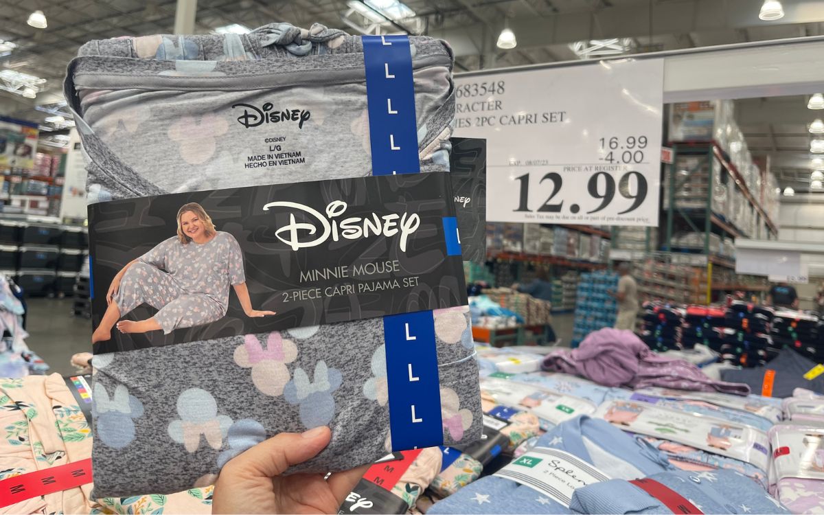 Womens Disney Mickey Mouse Capri 2-Piece Pajama Set Size MEDIUM for sale  online