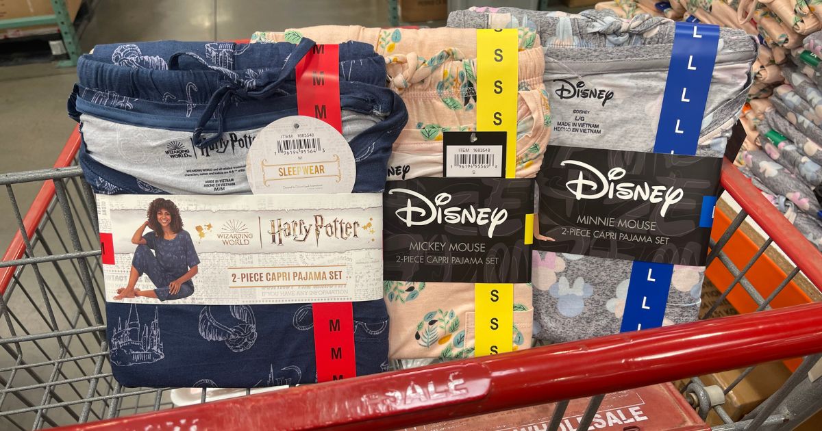 Costco Disney & Harry Potter Ladies' 2-Piece Pajama Sets Just