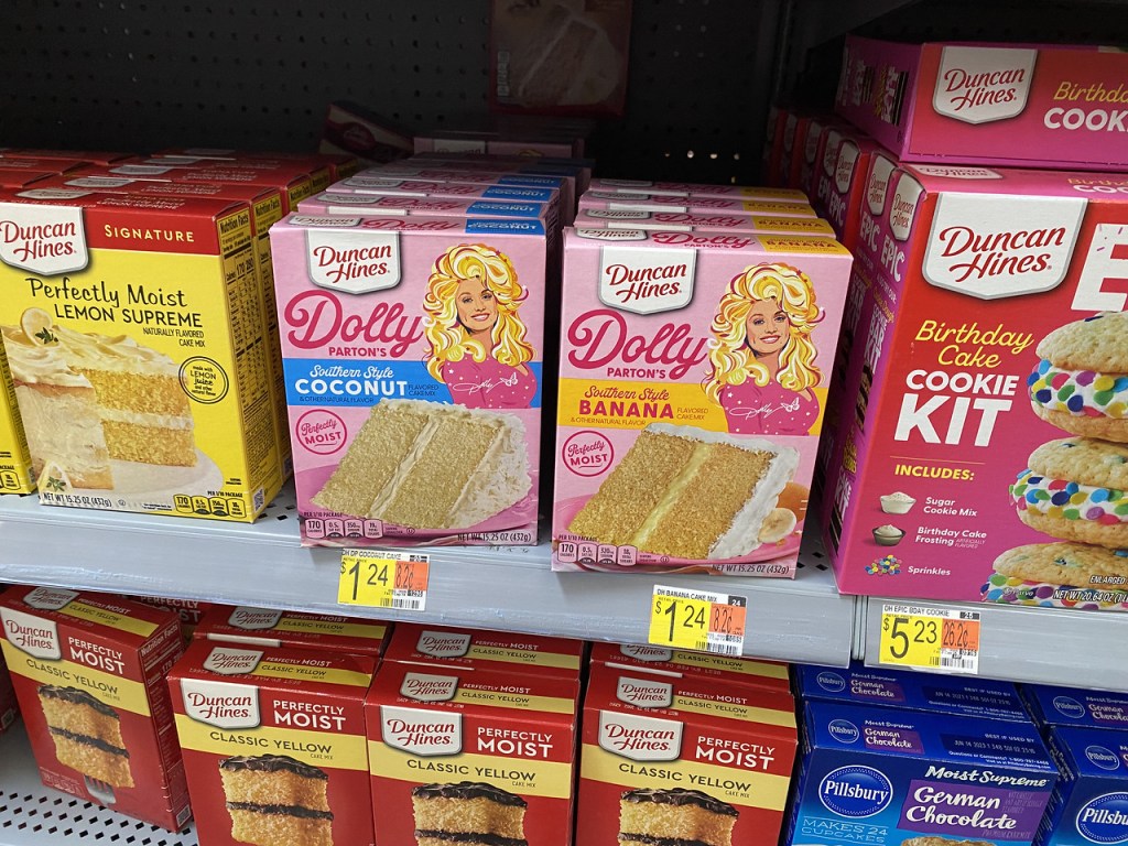 Duncan Hines Dolly Parton Baking Mixes Are Now Available at Walmart ...