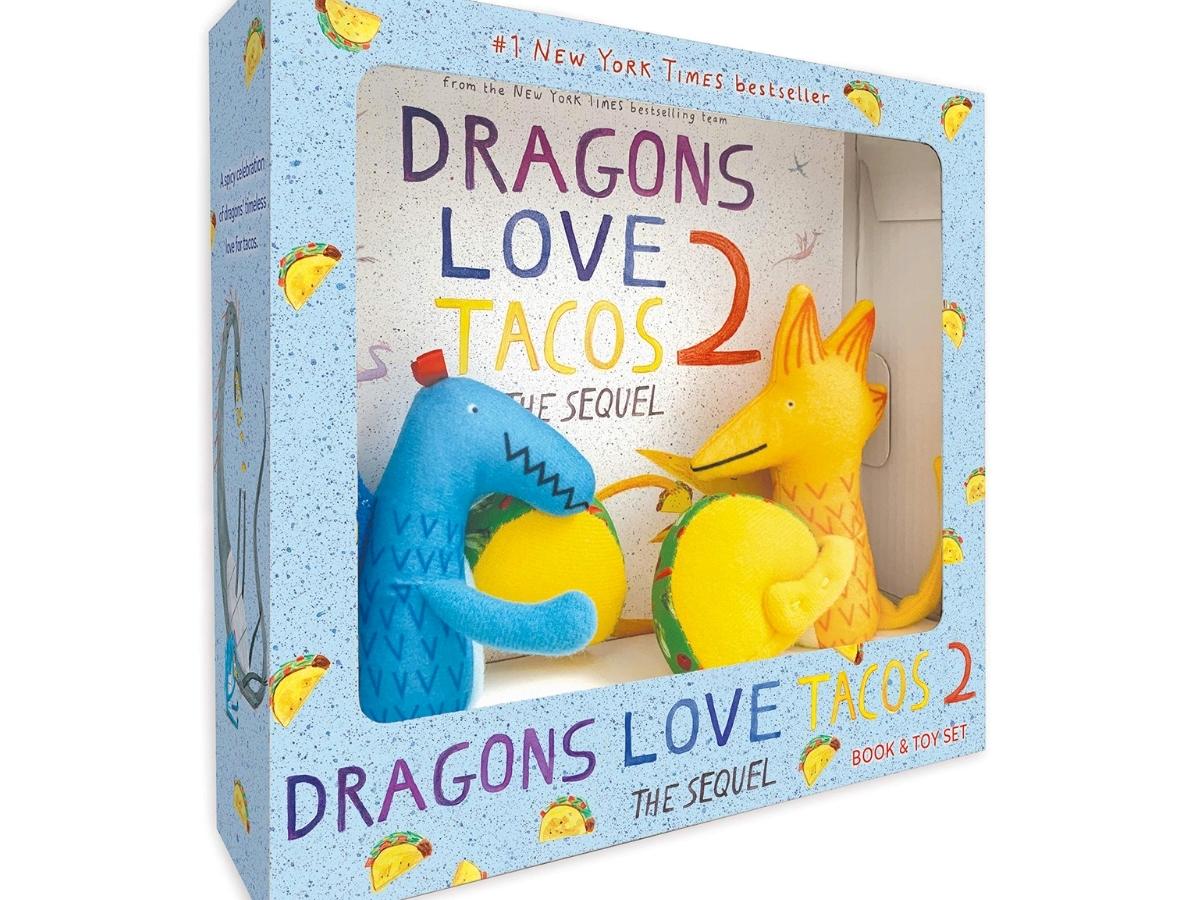 Dragons Love Tacos 2 Book and Toy Set