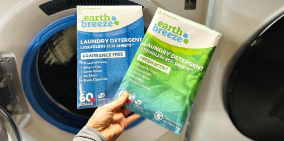 Earth Breeze Laundry Sheets Only $9.69 Shipped on Amazon | Just 16¢ Per Load!