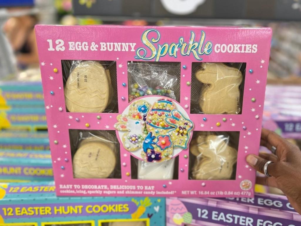 12 Egg and Bunny Sparkle Cookies Decorating Kit