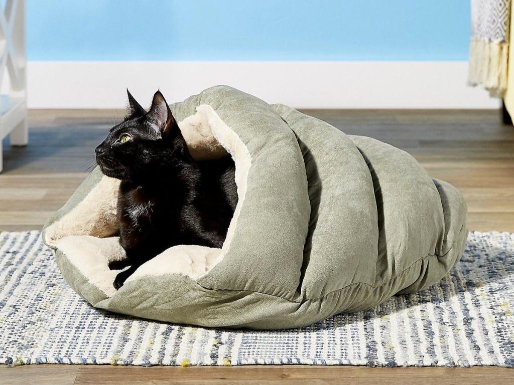 Ethical Pet Sleep Zone Cuddle Cave 22" Cat & Dog Bed