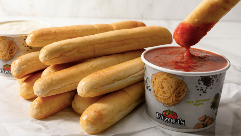 Fazoli's breadsticks and sauce
