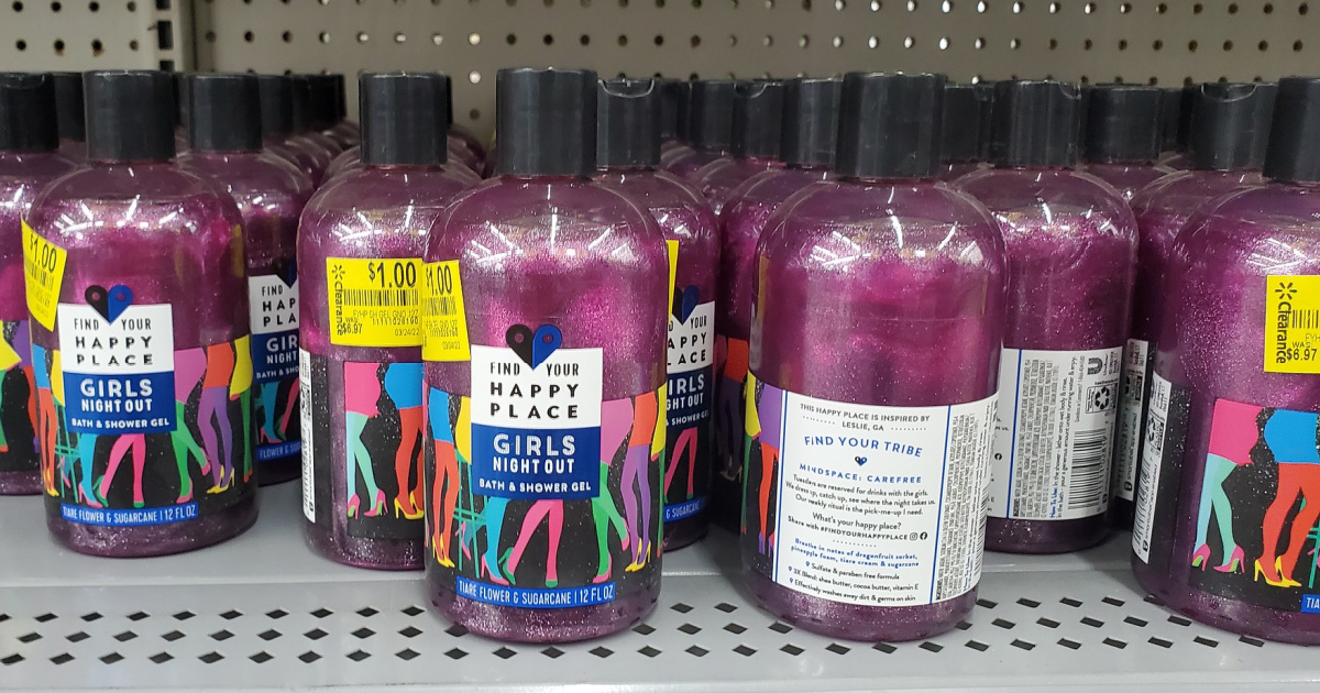 Find Your Happy Place Girls Night Out Shower Gel