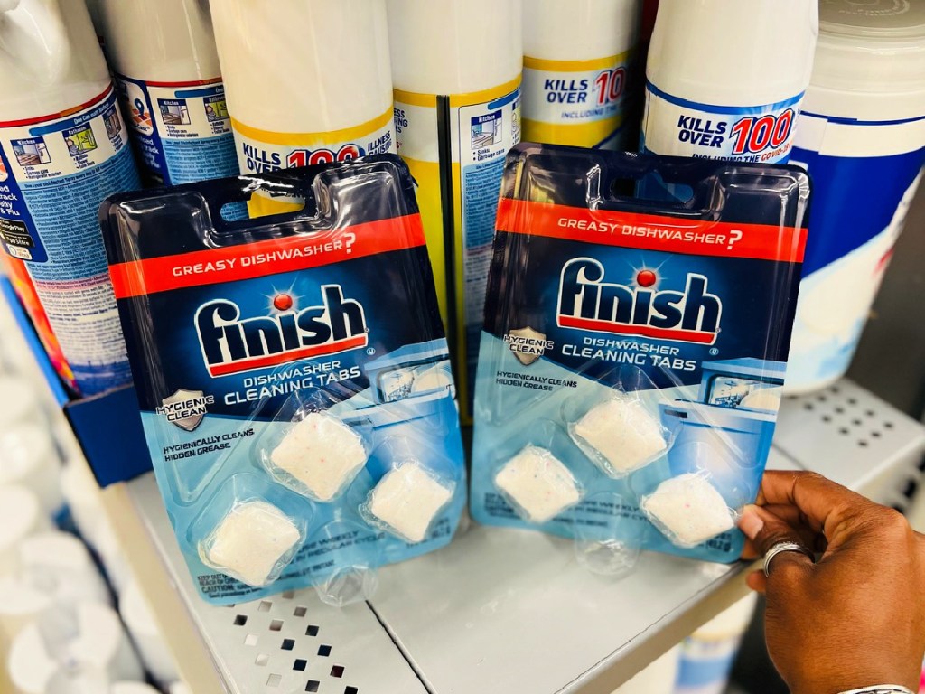 Finish In-Wash Dishwasher Cleaner 3-Count