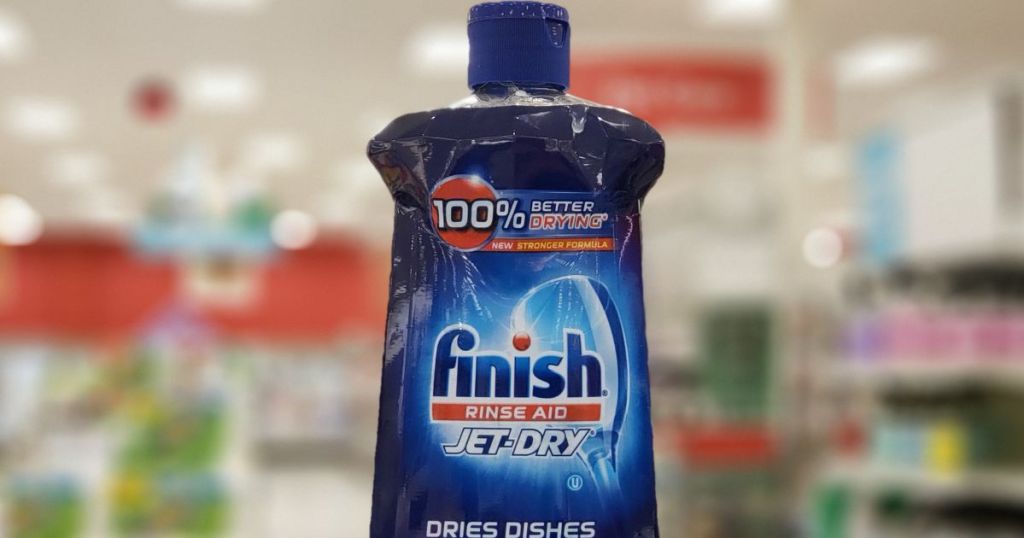bottle of Finish Jet Dry