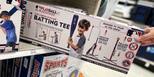 Franklin Sports 2-in-1 Batting Tee Set Just $11.49 on Target.com (Regularly $23) | Includes Tee, Bat & 4 Baseballs