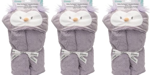 GUND Owl Hood Baby Blanket Just $7.53 on Amazon