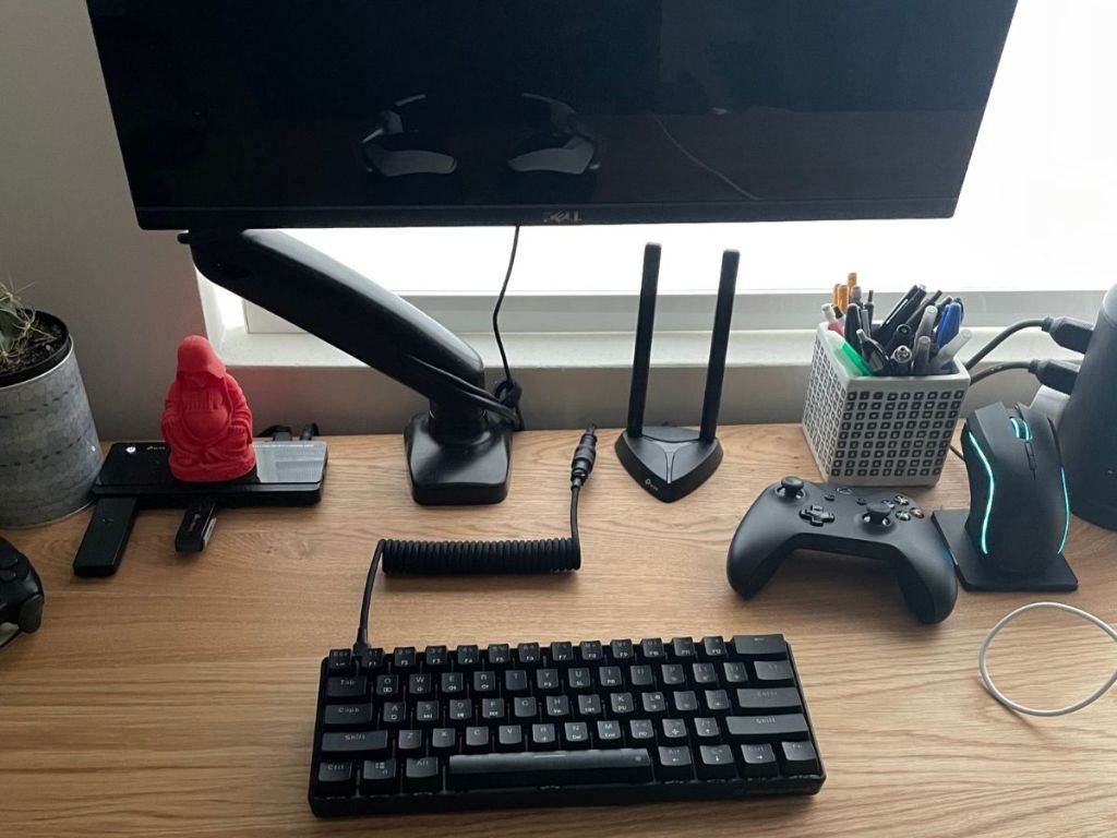 Gaming Keyboard on Desk