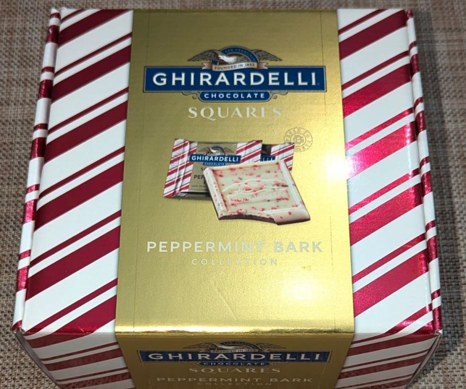 Ghirardelli Peppermint Bark Squares Gift Box $27.99 Shipped for Amazon Prime Members