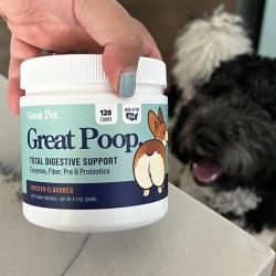 Great Poop Probiotics for Dogs 120-Count Bottle $22.49 Shipped on Amazon
