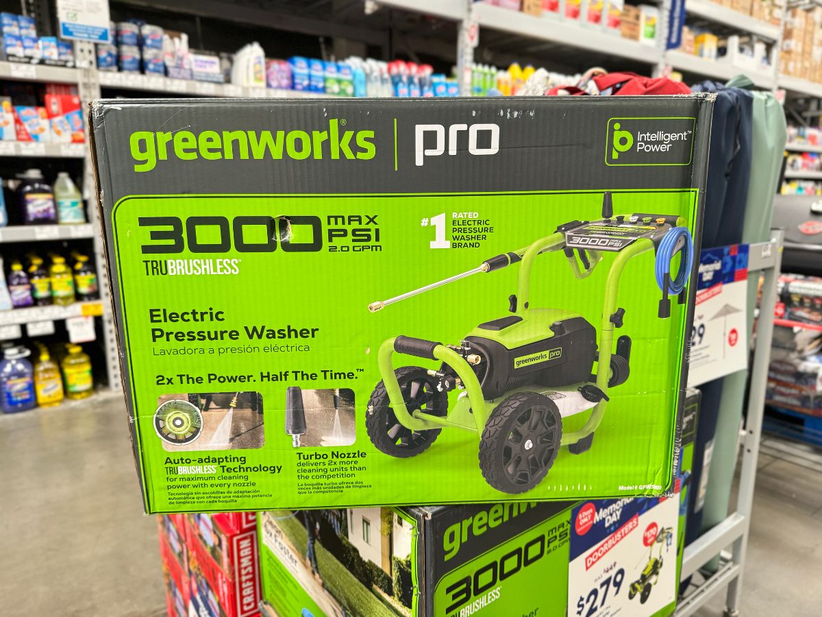 Greenworks Electric Pressure Washer Only $279 Shipped on Lowes.com (Reg. $399)