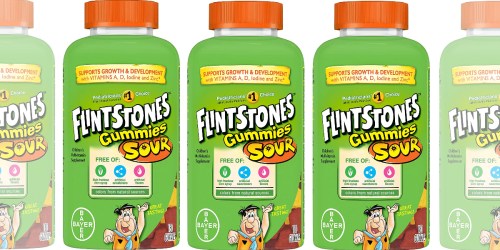Flinstones Kids Sour Gummies Multivitamins Just $6.45 Shipped on Amazon (Regularly $17)