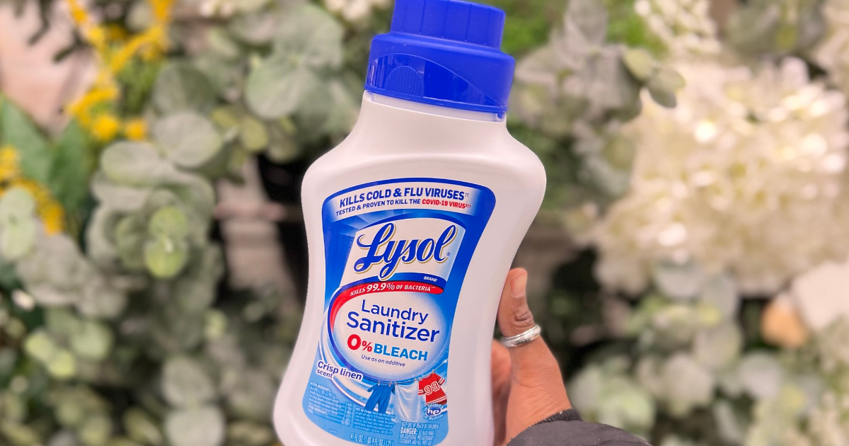 Lysol Laundry Sanitizer Only $3.99 at Target (Reg. $7)