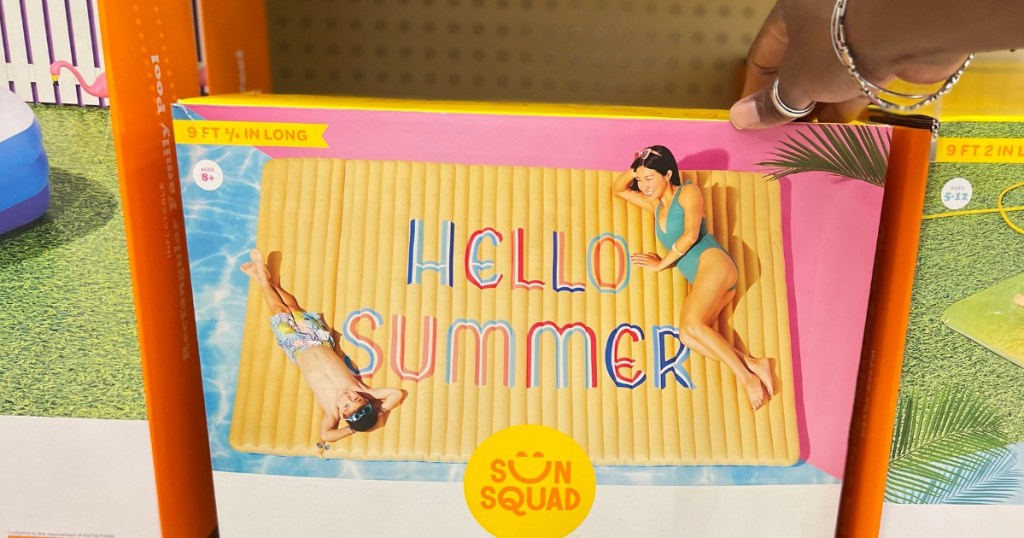 Hello Summer pool float at Target