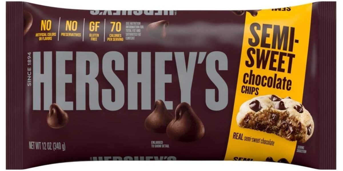 Hershey's Semi-Sweet Chocolate Chip Bag 12-Count