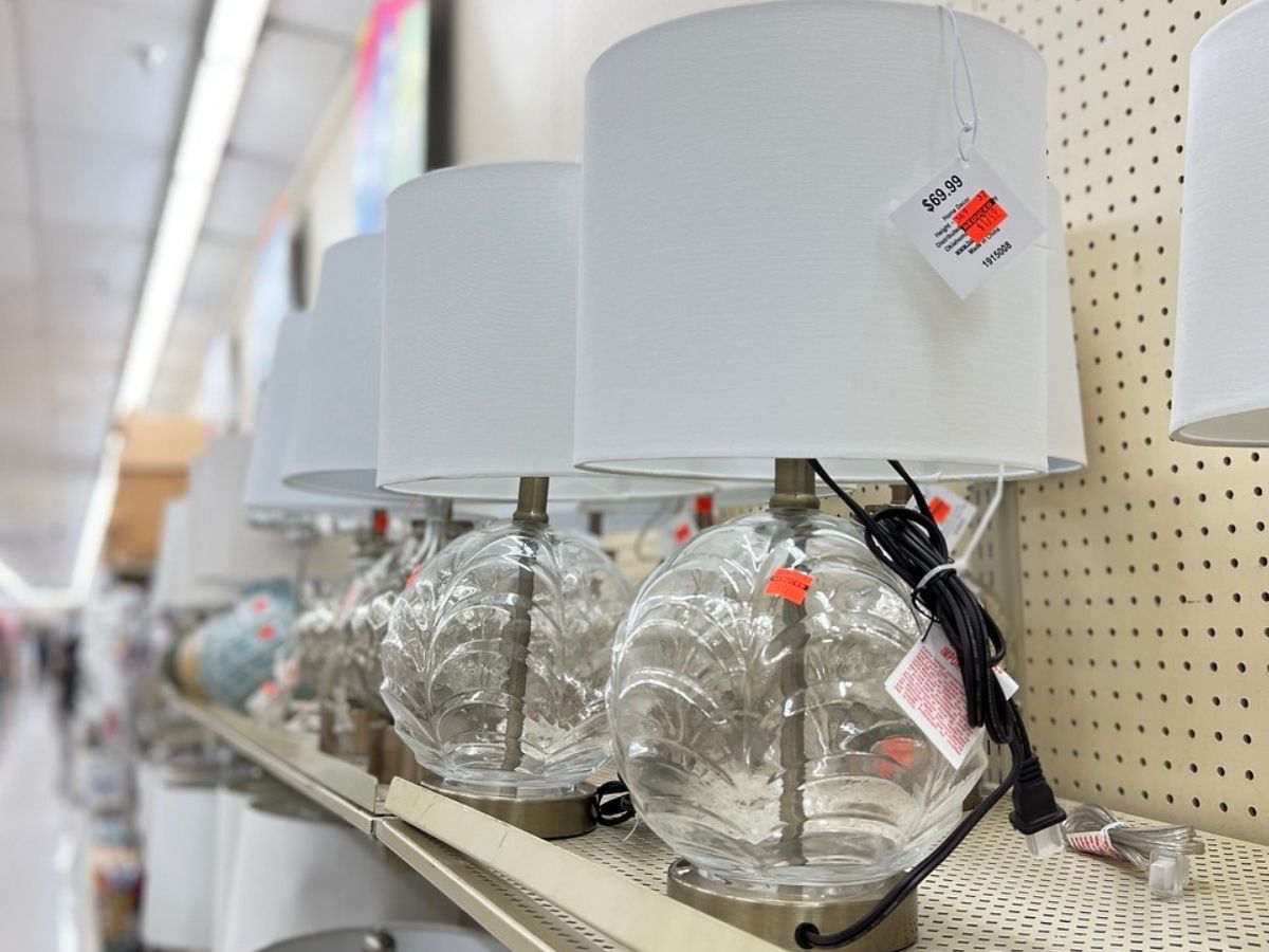 hobby lobby glass lamps