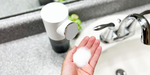 Touchless Foaming Soap Dispenser $19 Shipped on Amazon – Features Temperature & Motion Sensors