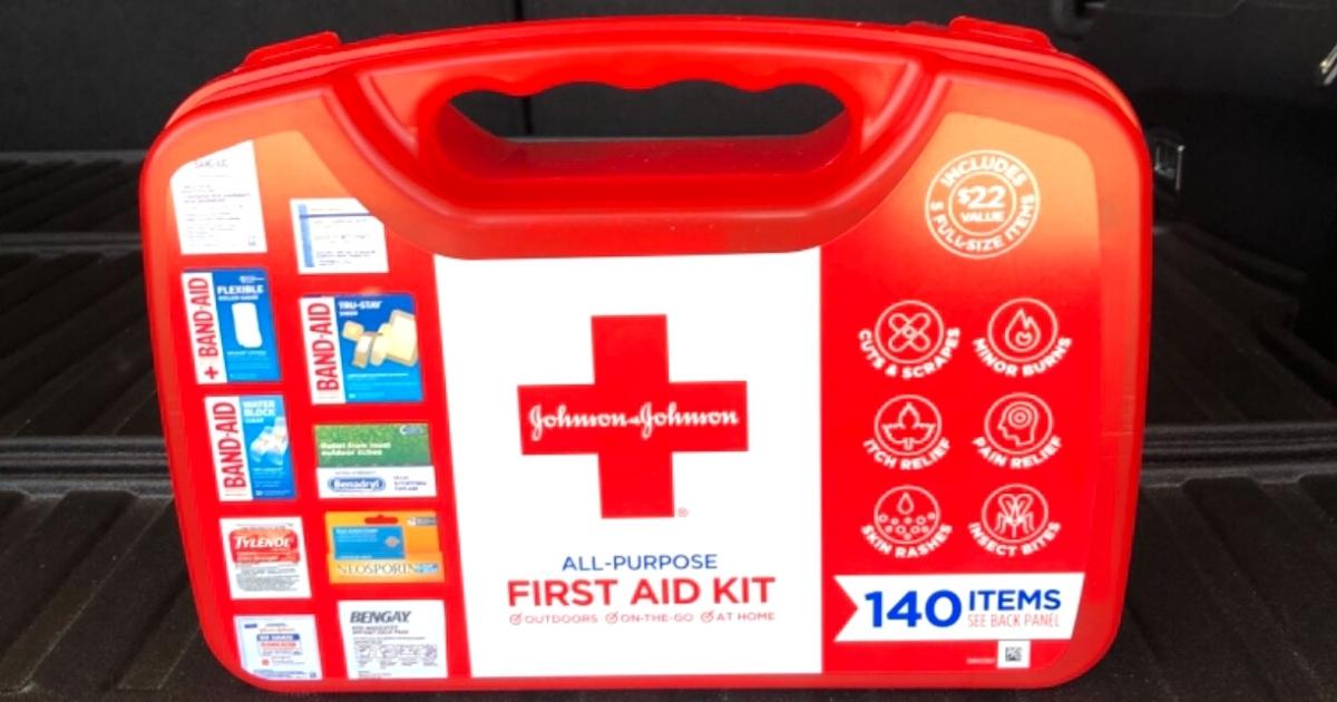 Johnson & Johnson 140Piece First Aid Kit Just 9.49 Shipped on Amazon