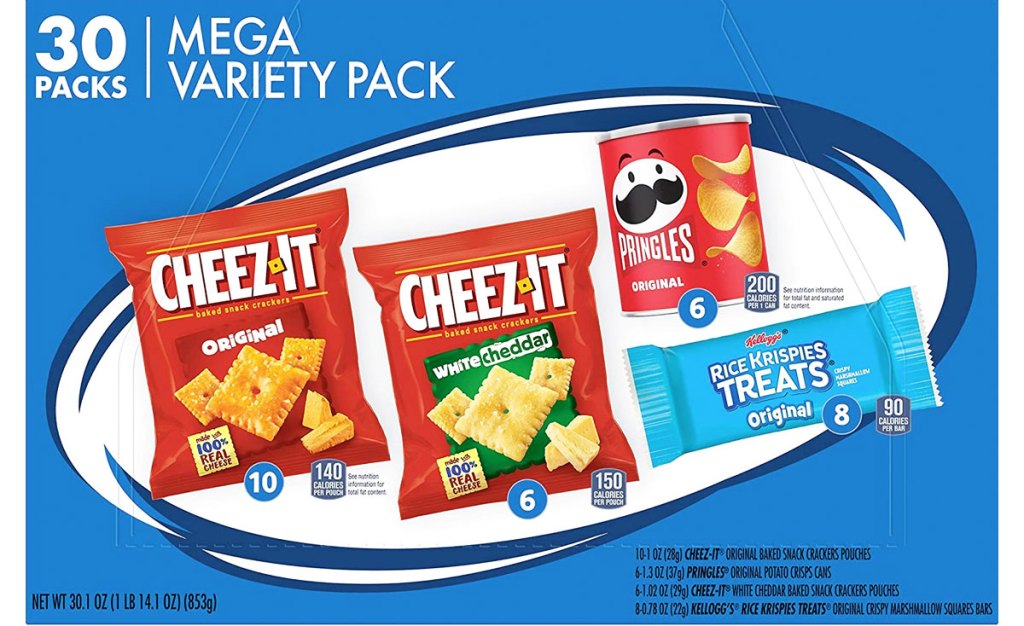 Kellogg's snacks variety pack 