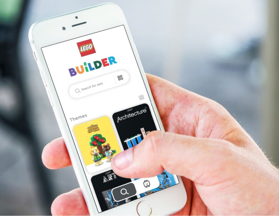The LEGO Builder App shown on a phone in 2024