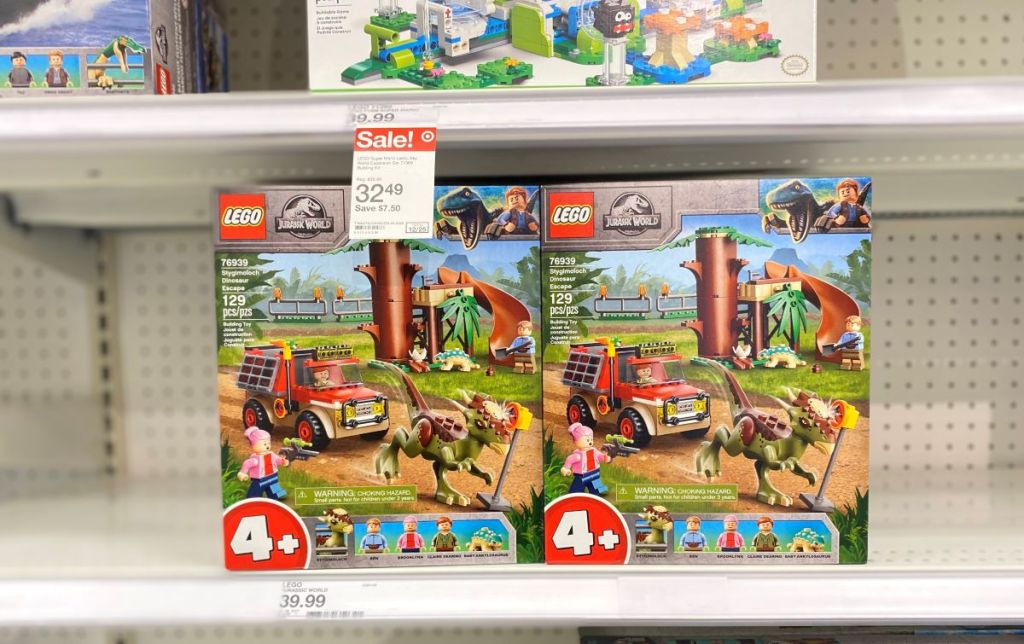 LEGO Jurassic World Stygimoloch Dinosaur Escape sets at Target