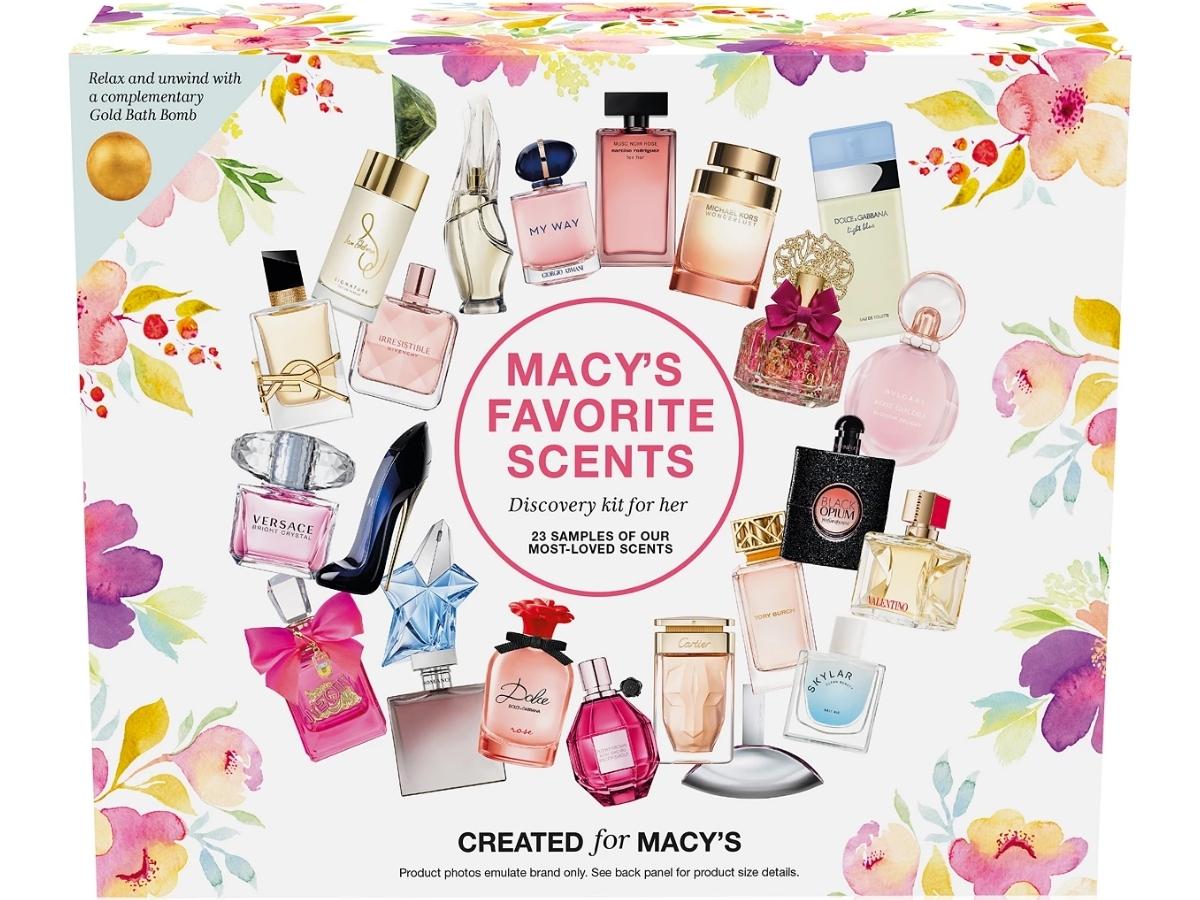 Macy Favorite Scents Discovery Kit for Her Set of 20 Women Parfum selling Samples 2022