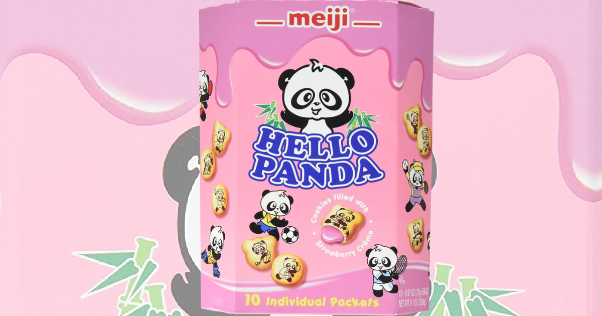 Meiji Hello Panda Family Pack Cookies