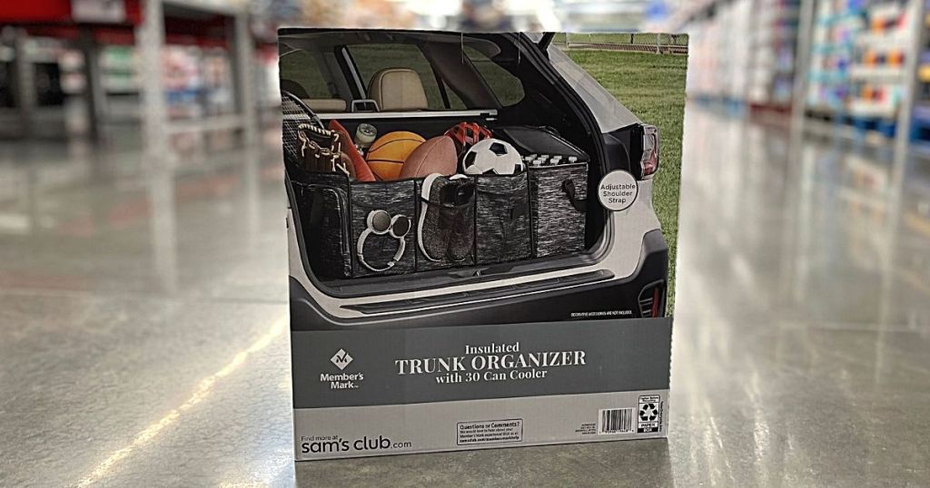 Sam's Club Insulated Trunk Organizer w/ 30Can Cooler Only 14.98 (In