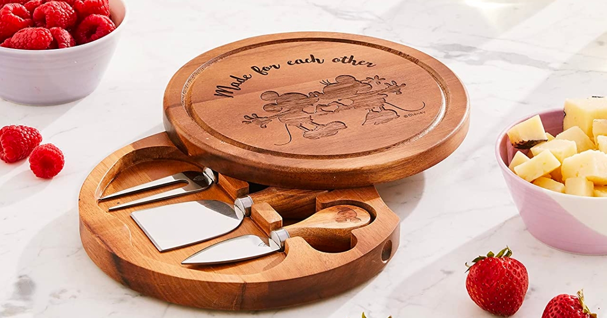 Adorable Disney Cheese Board & Tools Sets from $22.99 on Amazon (Reg. $46)