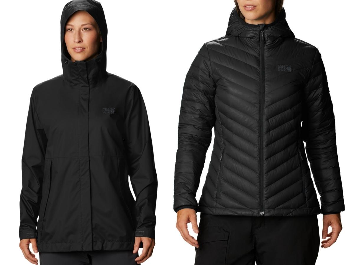 mountain hardwear women's hooded jacket and coat