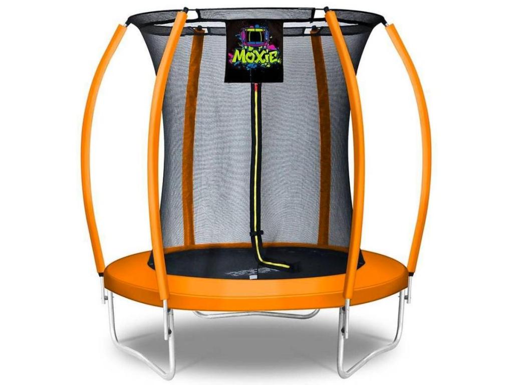 Moxie Trampolines 6' Pumpkin-Shaped Outdoor Trampoline Set