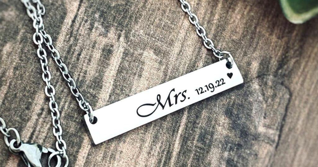 Mrs Personalized Necklace