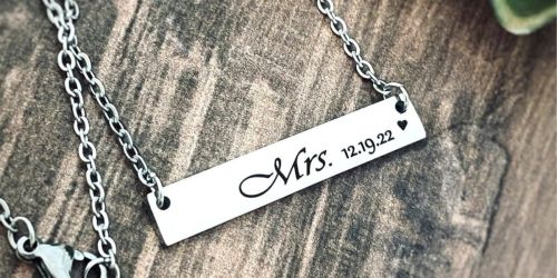 Custom Anniversary Necklace Only $14.99 Shipped on Jane.com + More Personalized Gifts