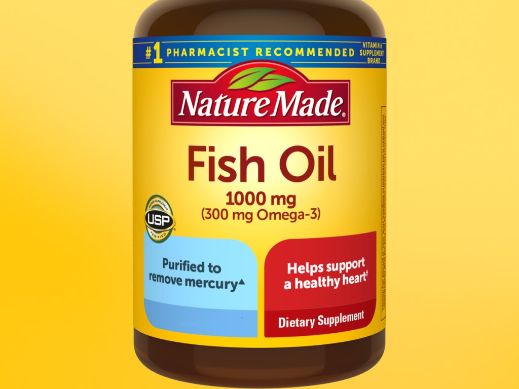bottle of fish oil