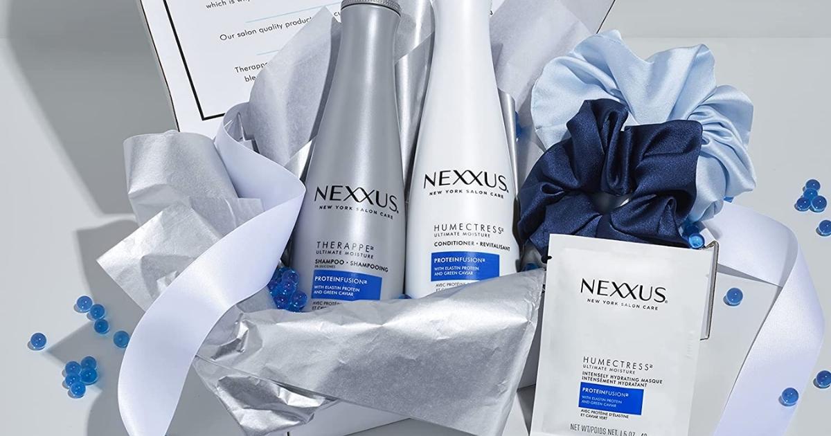 nexxus beauty gift set in box