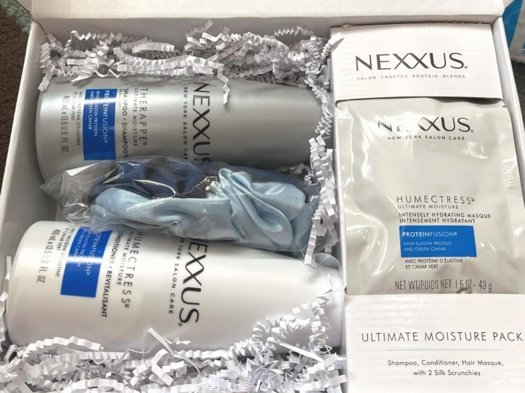 nexxus beauty gift set in box
