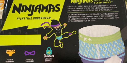 Pampers Ninjamas Nighttime Training Pants Super Packs from $20 Shipped on Amazon